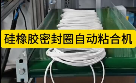 「視頻」硅橡膠密封圈自動粘合機，閃亮升級！