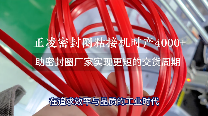 「視頻」正凌密封圈粘接機，時產(chǎn)4000+，助密封圈廠家實現(xiàn)更短的交貨周期